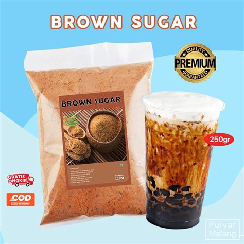 Jual Brown Sugar Brown Sugar Bubuk 250g Premium Brown Sugar Powder