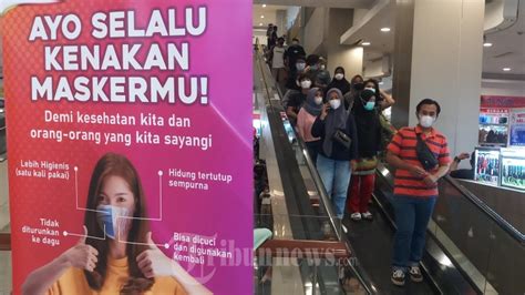 Lebaran Masa Pandemi Tangcity Mall Tangerang Ramai Penunjung Foto 3