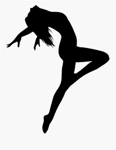 Modern Dance Silhouette Clip Art