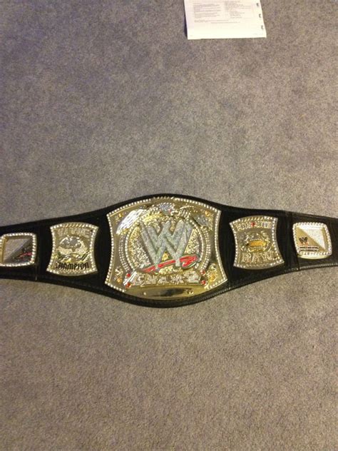 WWE Replica Spinner Belt Adult Leather Strap John Cena Type Wrestling ...