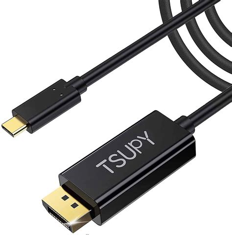 TSUPY USB C Displayport Kabel 1 8m 4K 60Hz USB C Auf DP Adapter