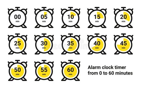 60 Minute Timer Clock Stock Illustrations – 434 60 Minute Timer Clock ...