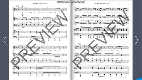 Way Maker Sinach Choral Anthem Sheet Music Youtube