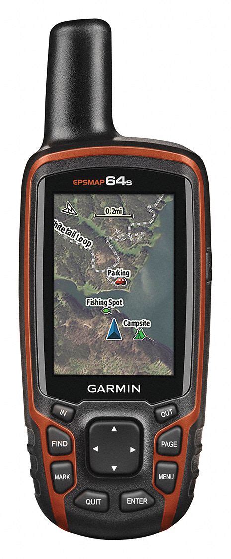 GARMIN GPS Navigation System, 6.3" H x 2.4" W - 464V19|GPSMAP64S - Grainger