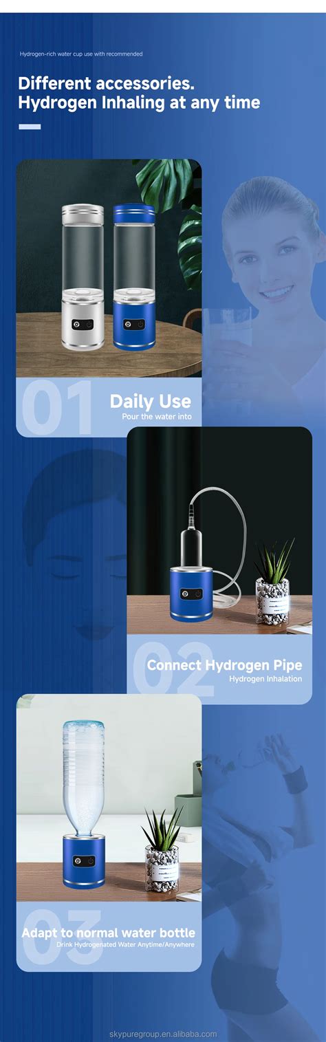 Rechargeable Spe Hydrogen Energy Pitcher Hydrogen Generator Machine