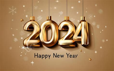 Premium Ai Image Wonderful Happy New Year 2024 Poster Christmas