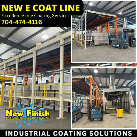 New Finish Inc Introduces Cutting Edge E Coating Services New Finish