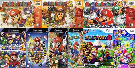 Mario party, Mario party games, Mini games