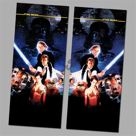 Star Wars Trilogy side art pair – Arcade Art Shop