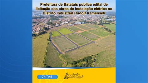 Prefeitura De Batatais Publica Edital De Licita O Das Obras De