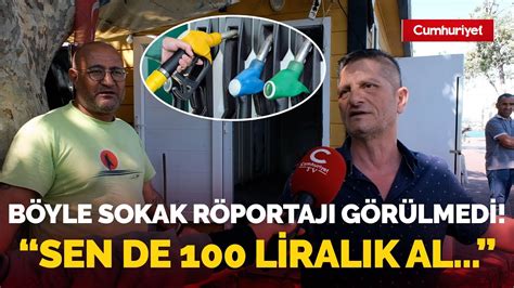 Akaryakıt zamları yurttaşı birbirine düşürdü Sen de 100 liralık al