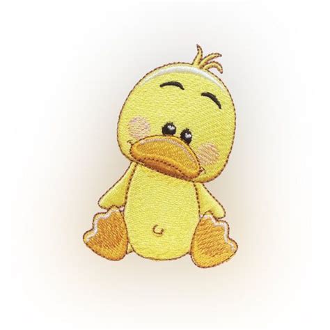 Cute Duck Embroidery Design Etsy Embroidery Designs Machine