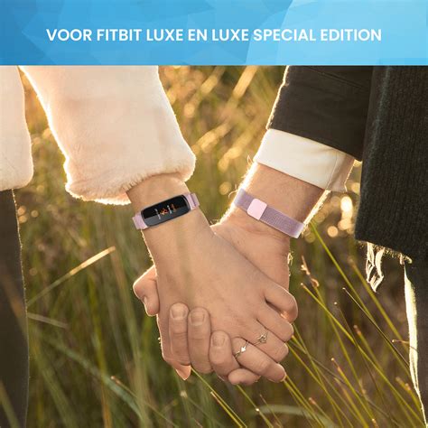 YONO Milanees Bandje Geschikt Voor Fitbit Inspire 3 Roze