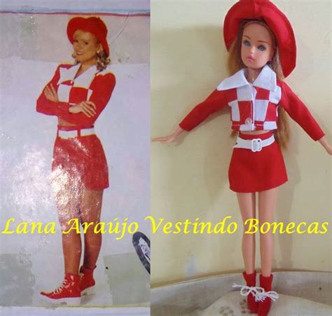 Lana Araújo Vestindo as bonecas Roupa de boneca 1