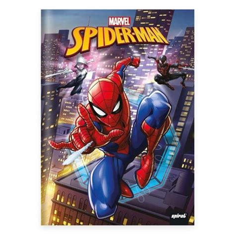 Caderno Universitário Capa Dura Costurado 80 folhas Marvel Homem