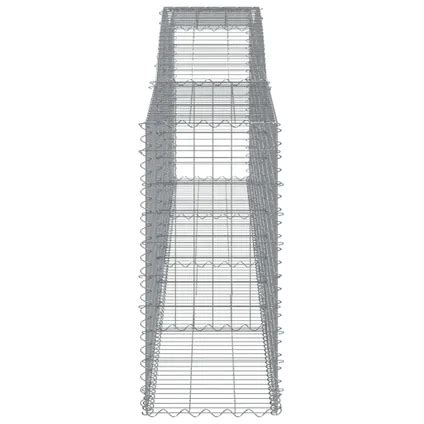 Vidaxl Paniers Gabions Arqu S Pcs X X Cm Fer Galvanis