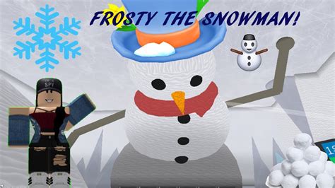 Frosty The Snowman Roblox Adventues Snow Shoveling Simulator