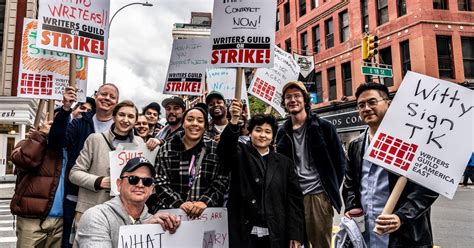 SNL Writers at the 2023 Writers Strike