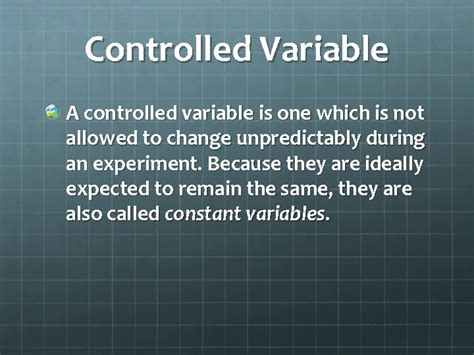 Control Group vs Controlled Variable Controlled Variable A 