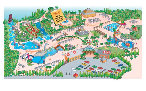 Mapa Parque Acuático Valencia Aquopolis Cullera