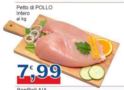 Petto Di Pollo Intero Al Kg Offerta Di Sidis