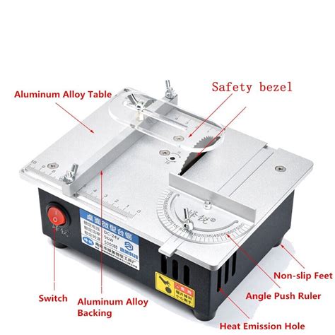 Mini Table Saw Electric Bench Saw Woodworking Diy Acrylic Cutting Tool