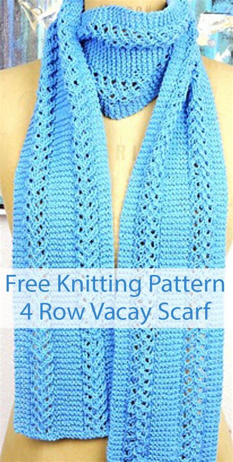 Easy 4 Row Lace Knitting Patterns Printable Templates Free