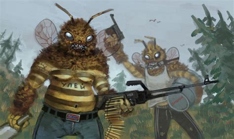 Teenage Mutant Drunk Bees By Kinder Warlock On Deviantart