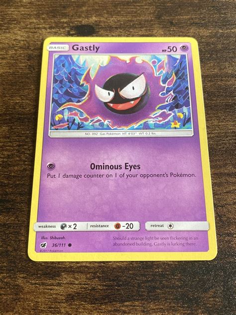 Gastly Common Pokemon Crimson Invasion C Ebay