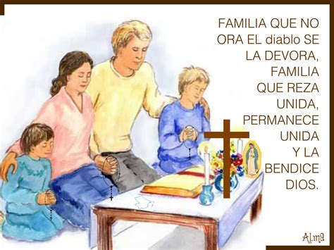 FAMILIA QUE NO ORA EL Diablo SE LA DEVORA FAMILIA QUE REZA UNIDA