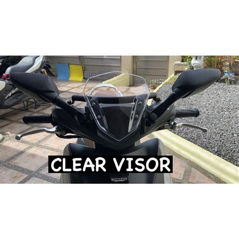 Mio I 125 SIDE MIRROR WITH BRACKET VISOR SET Lazada PH