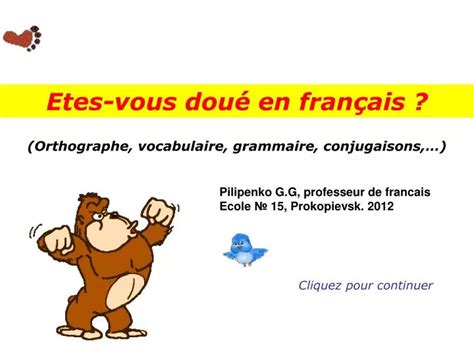 Ppt Orthographe Vocabulaire Grammaire Conjugaisons Powerpoint Hot Sex Picture