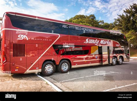 Vehicle Marcopolo Paradiso G Dd Scania On Display At Bus Brasil