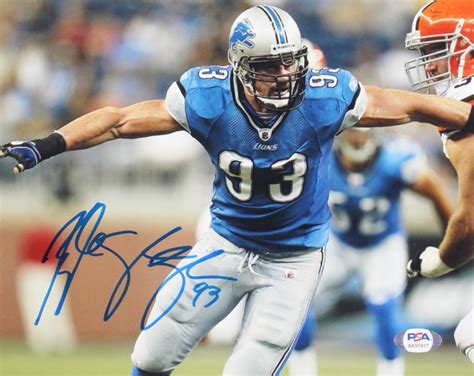 Kyle Vanden Bosch Signed Lions 8x10 Photo (PSA) | Pristine Auction