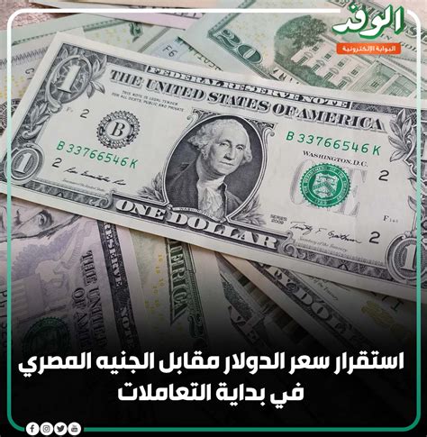 بوابة الوفد بوابةالوفد استقرار سعر الدولار مقابل الجنيه المصري في