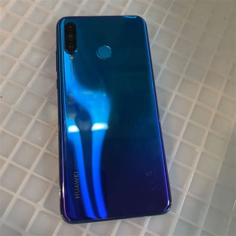 Yahoo オークション HUAWEI P30 lite ピーコックブルーファーウェ