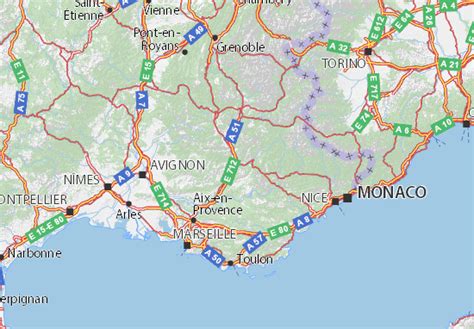 MICHELIN Provence-Alpes-Côte d'Azur map - ViaMichelin