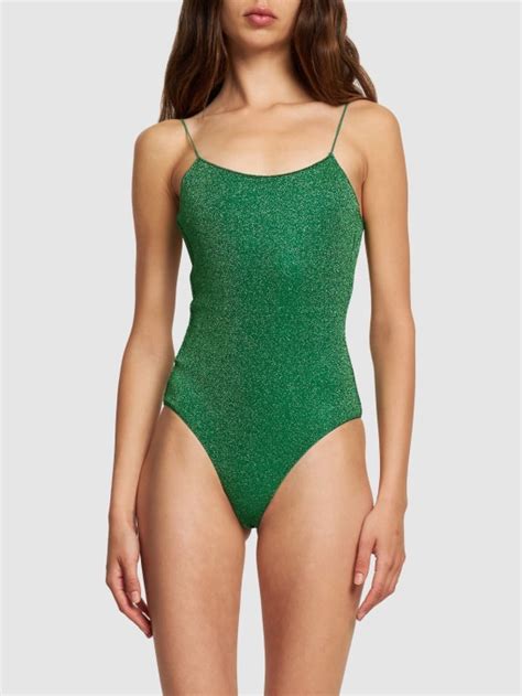 Lumiere Maillot Lurex One Piece Swimsuit Os Ree Swimwear Women