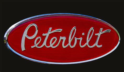 Peterbilt Semi Truck Logo Photograph by Nick Gray