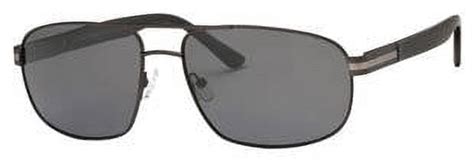 Chesterfield Ch 05 S Metal Unisex Aviator Polarized Sunglasses Matte Ruthenium 61mm Adult