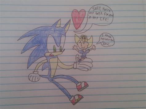 Sonic Loves Sally by SmashGamer16 on DeviantArt