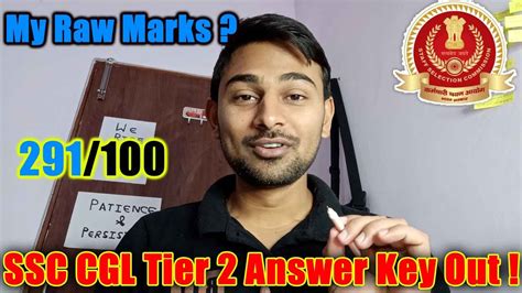 My Marks Of Ssc Cgl Tier Answer Key Out Safe Score Ssc