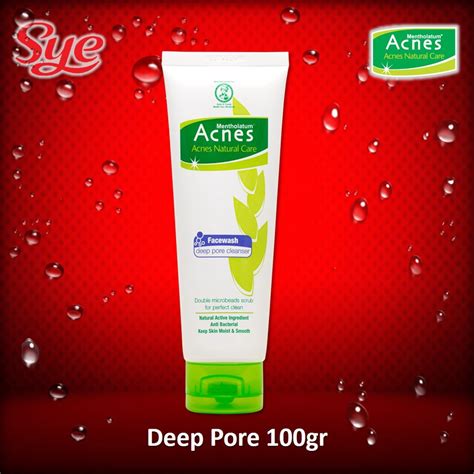 Jual Acnes Face Wash 50ml 100ml White Complete Oil Control Deep