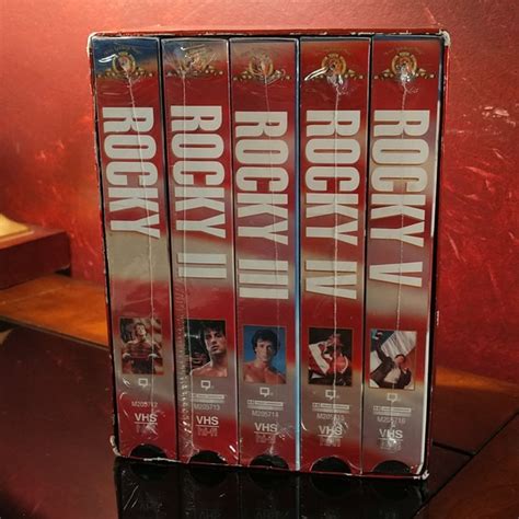 Rocky | Other | Rocky 20 Anthology 5 Vhs Box Set | Poshmark