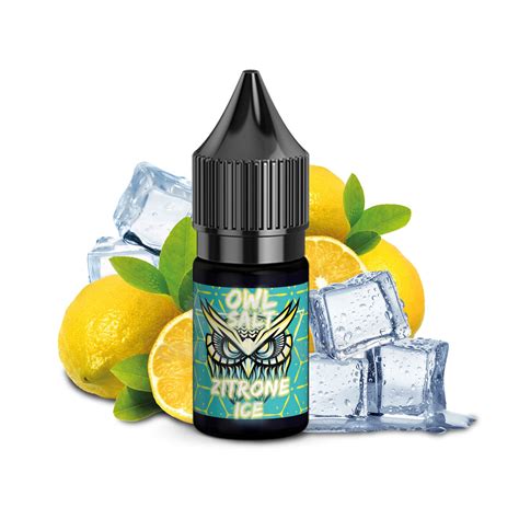 Zitrone Ice Liquid E Zigarette Nikotinsalzliquid Ml Owl Salt O