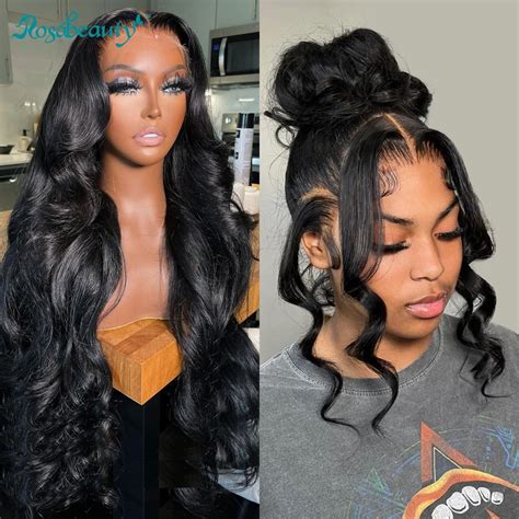 Rosabeauty Body Wave Full Lace Front Human Hair Wigs Inch