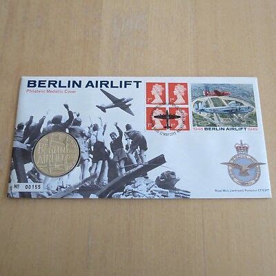 1999 Berlin Airlift 50th Anniversary Medal Cover Royal Mail EBay