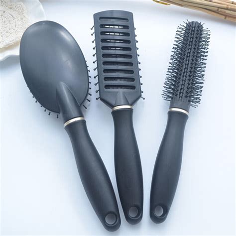 2pcs Kamm Kamm Haar Pinsel Mit Griff Friseur Pinsel Haarbürste Für