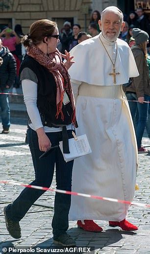 John Malkovich Transforms Into The Supreme Pontiff During The New Pope Filming In Rome Daily