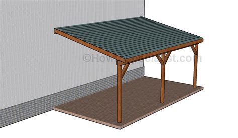 How To Build An Attached Carport Howtospecialist How To Build Step By Step Diy Plans